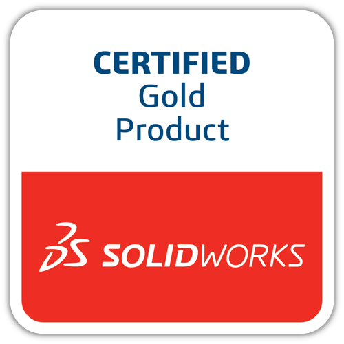 Certified Gold Product - SOLIDWORKS